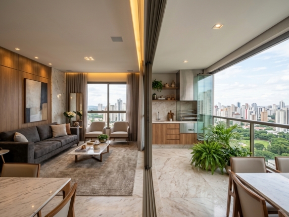 Apartamento Luxo com Varanda Gourmet no Setor Bueno Goiânia